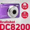 Agfa Photo DC8200 Lila + Tasche + SD-Karte 16 GB