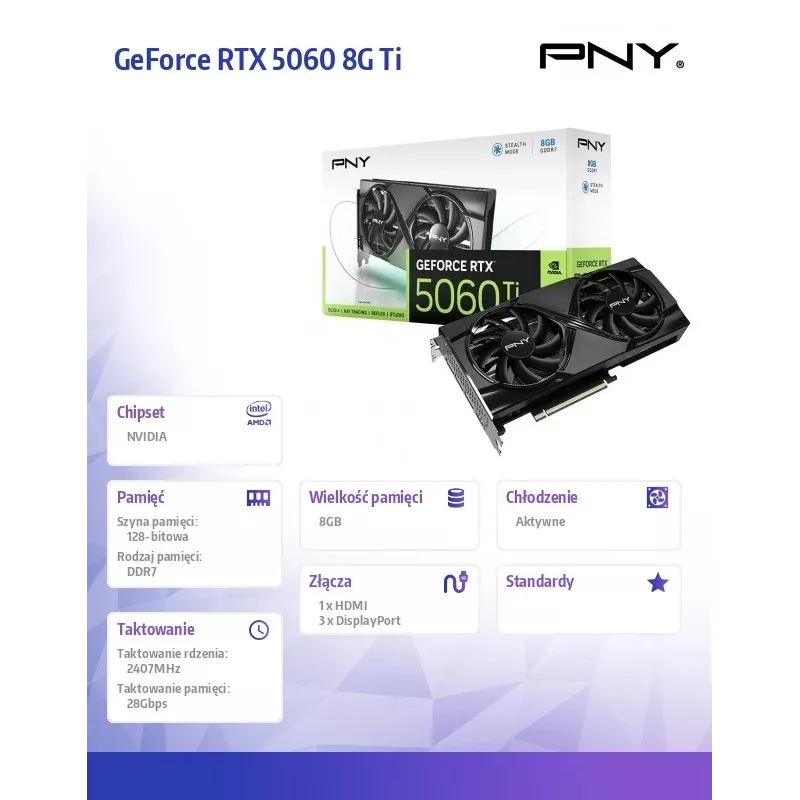 Grafikkarte GeForce RTX 5060 Ti 8 GB GDDR7