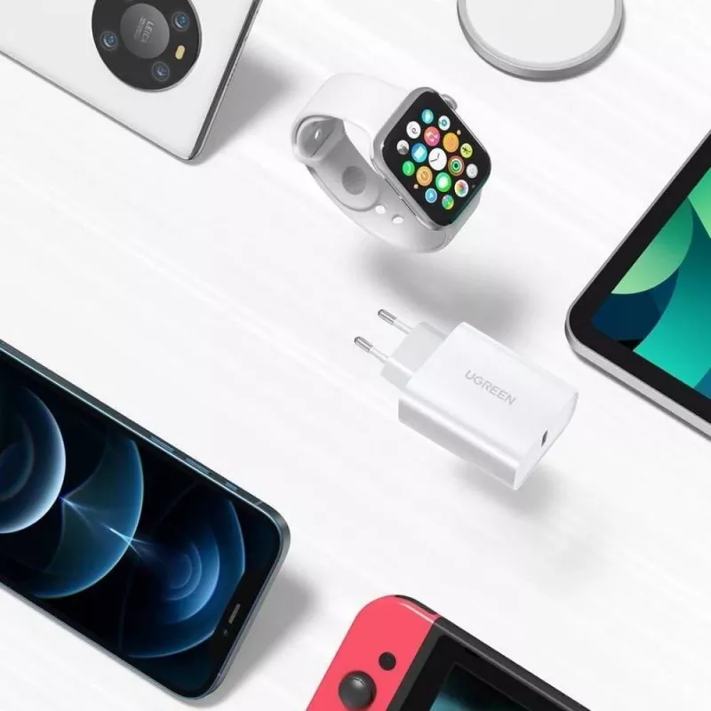Ugreen USB Power Delivery 3.0 Quick Charge 4.0+ 20W 3A Netzteil (weiß)