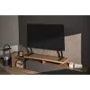 Boden-TV-Ständer GEMBIRD TVS-D90F-01 für 45–90 Zoll Fernseher, Stahl, feste Höhe, VESA 200x200–800x400, max. Belastung 60 kg, 970×800×525 mm