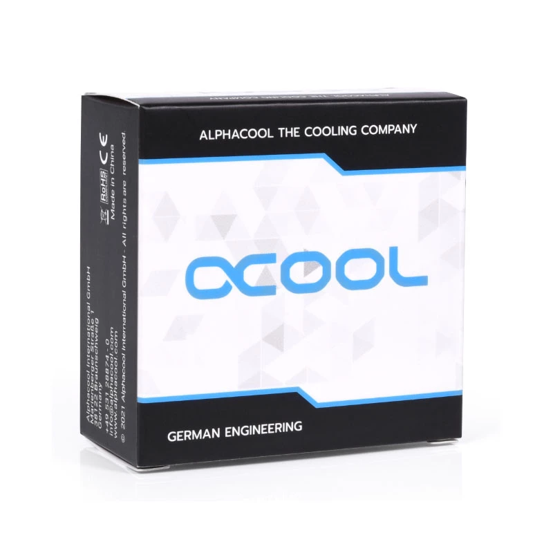Wasserblock Alphacool 17578 Messing Schwarz 23,5 mm 31 mm 18,5 mm
