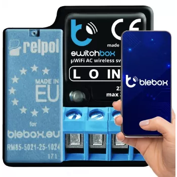SwitchBox Wireless blebox SwitchBox Schwarz