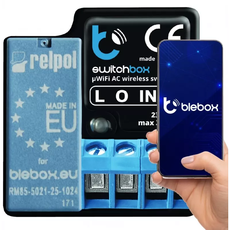 SwitchBox Wireless blebox SwitchBox Schwarz