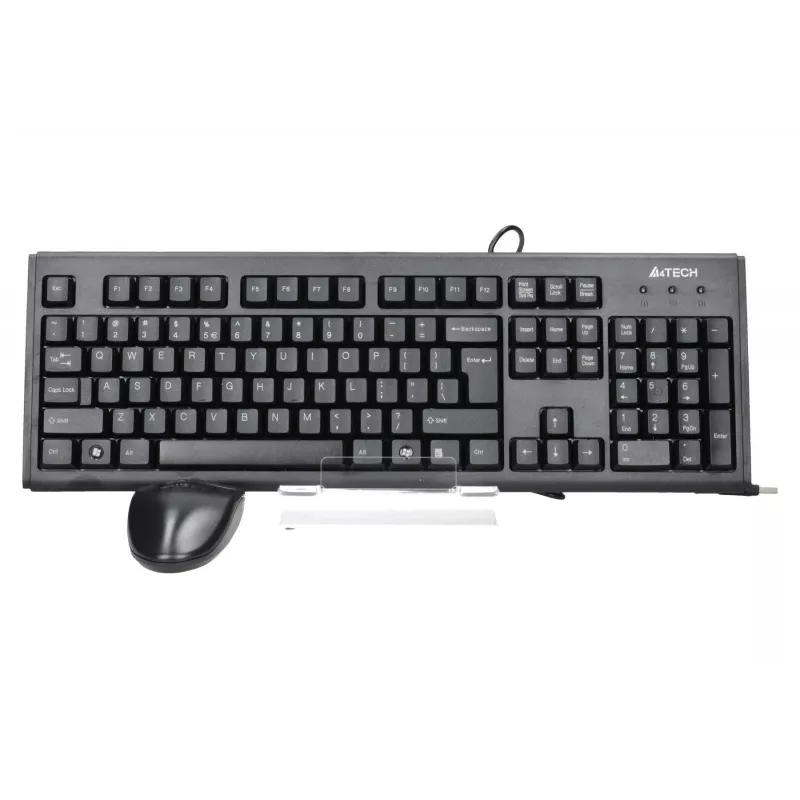 A4Tech KM-72620D - Tastatur-Maus-Set - USB - US - Schwarz