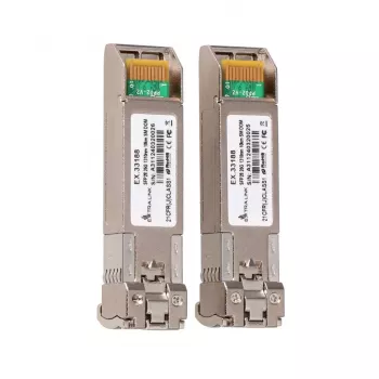 Extralink SFP28 25G 2-Pack | SFP28-Modul | 25Gbit/s, LC/UPC Duplex, 1310nm, 10km, Singlemode, DOM Netzwerk-Transceiver-Modul