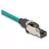 DeLOCK 86017 Kabelverbinder RJ45/LSA Schwarz Silber Stecker