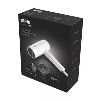 Haartrockner Braun BRHD226E 2200W Ionic Technology Leicht