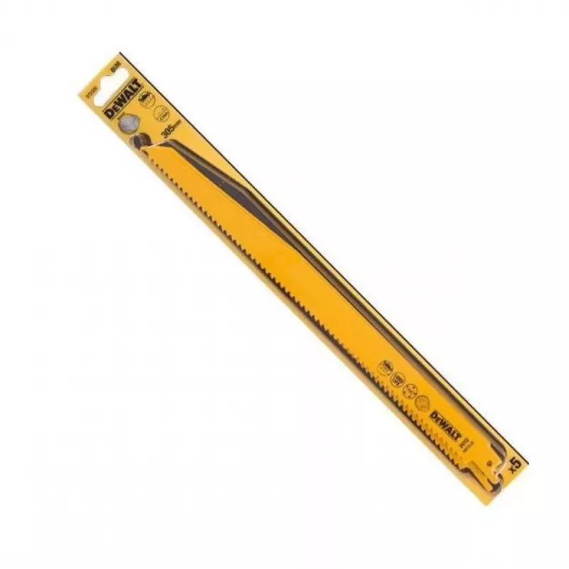 Säbelsägeblatt DeWALT DT2350-QZ 5 Stück Schwarz Gelb 30,5 cm
