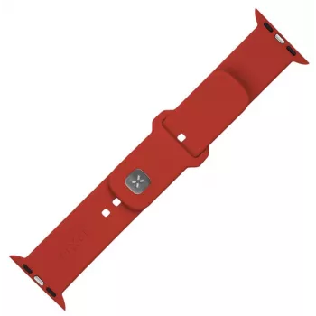 Fixed | Sporty Strap Set für Apple Watch 42/44/45 mm | 170-235 mm | Rot | Silikon