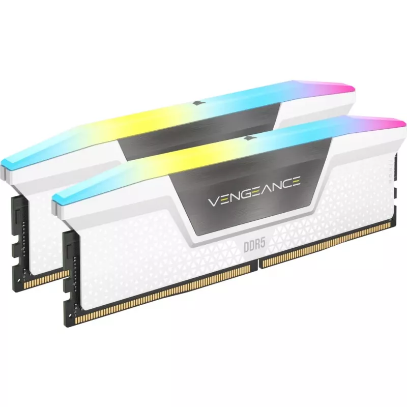 CORSAIR Vengeance RGB DDR5 Kit 64 GB 2 x 32 GB DIMM 288-PIN 6400 MHz PC5-51200 CL32 1.4 V white (CMH