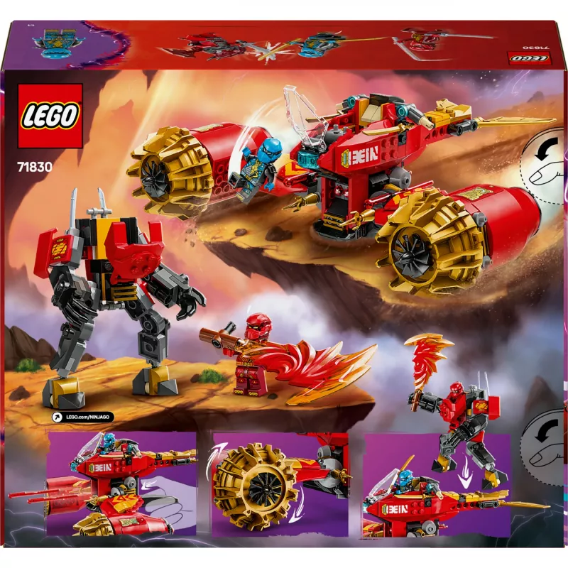LEGO NINJAGO 71830 Kais Mech Storm Rider