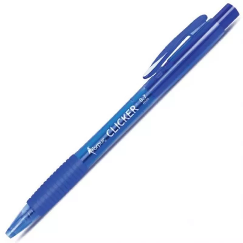 Kugelschreiber Forpus Clicker, 0,7 mm, Blau 1203-004