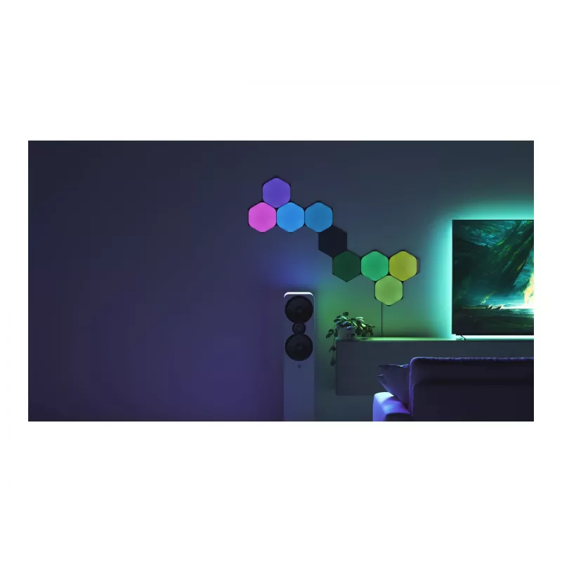 Smarte Wandleuchte Nanoleaf NL42-0102HX-9PK
