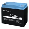 Wiederaufladbare LiFePO4-Batterie QOLTEC 12,8V 30Ah 384Wh mit BMS