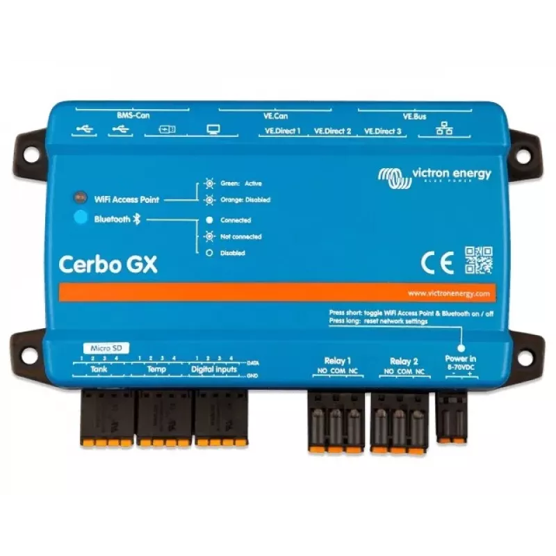 Cerbo GX MK2 Victron Energy BPP900450110 fortschrittliches Überwachungssystem mit Fernkommunikation und Display-Unterstützung