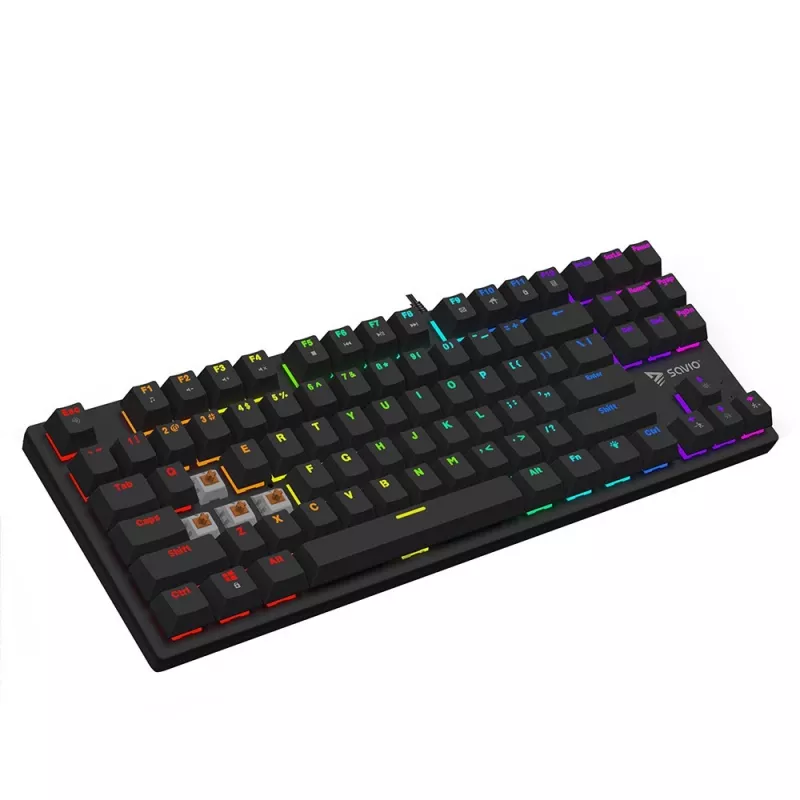 Savio Mechanische Tastatur RGB Tempest X2 Outemu Brown