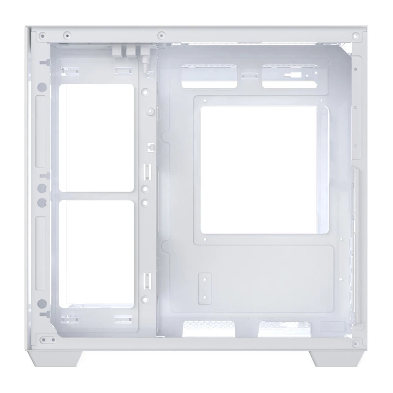 Computergehäuse DarkFlash B275 (weiß) Mid-Tower ATX-kompatibel, Front-I/O, gehärtetes Glas