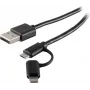 Lightning-Kabel S/CONN 14-14025 1m Schwarz