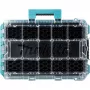 MAKTRAK Organizer tief M, Werkzeugkasten Blau/transparent, transparenter Deckel
