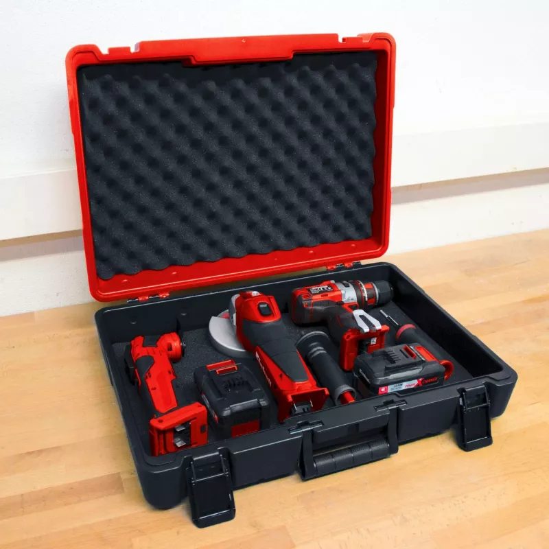 E-Box M55 /40, Werkzeugkiste Rot/Schwarz
