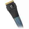 ICY DOCK - MB4026L-B - SlimSAS 4i SFF-8654 auf OCuLink 4i SFF-8611 Kabel – 0,5 m