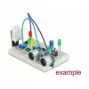 Breadboard DELOCK 18315 — Kunststoff weiß, 54 × 84 × 9 mm