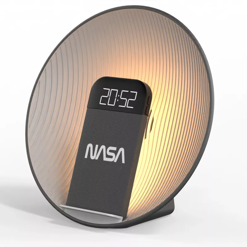NASA SPC600 Bluetooth-Lautsprecher/Wecker/Kabelloses Ladegerät