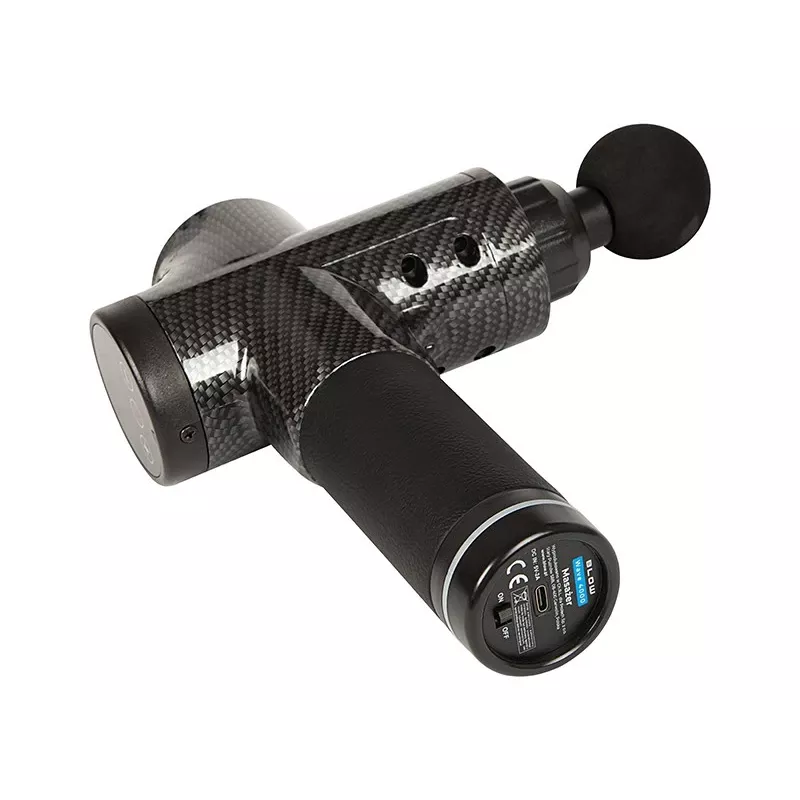 Tragbare Schlagmassagepistole BLOW Wave 4000 Modell 44-340# — 32 Intensitätsstufen, 2200 mAh Akku, USB-C