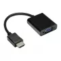 Adapter HDMI zu VGA, HDMI-Stecker auf VGA-Buchse, 3,5 mm Stereo-Buchse, schwarz, Good Connections® (HDMI-AD21)
