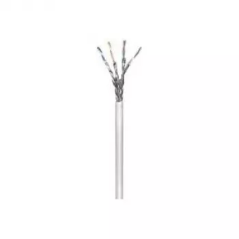 Wentronic Goobay CAT 6 Netzwerkkabel, S/FTP (PiMF), Grau, 100 m - CCA Kupfermix, AWG 27/7 (verseilt), LSZH (93954)