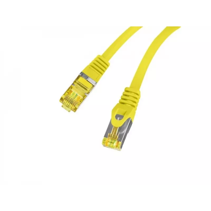Netzwerkkabel Lanberg PCF6A-10CU-0025-Y RJ-45 Cat6a 0,25 m Gelb
