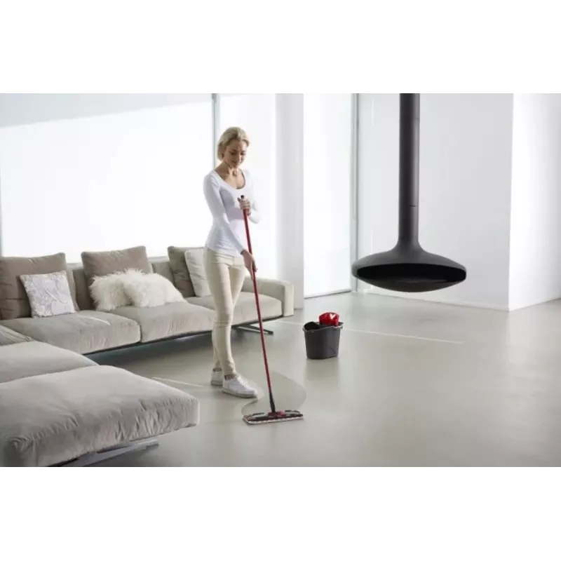 Vileda Ultramax Komplett-Set Wischmopp & Eimer, Grau