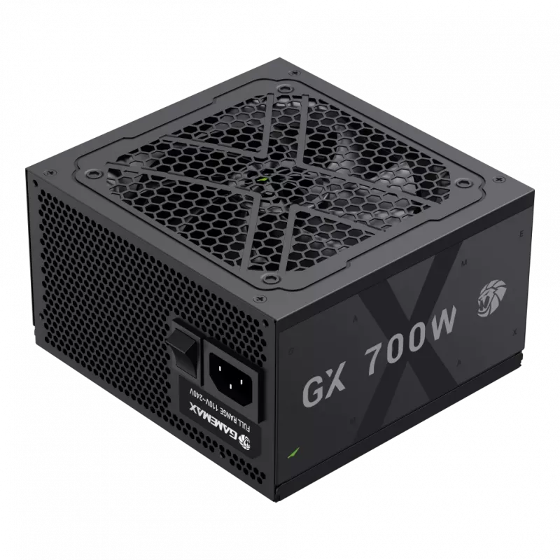 Gamemax Netzteil, 80 PLUS, Gold | GX 700G | 700 W | Nicht-modular
