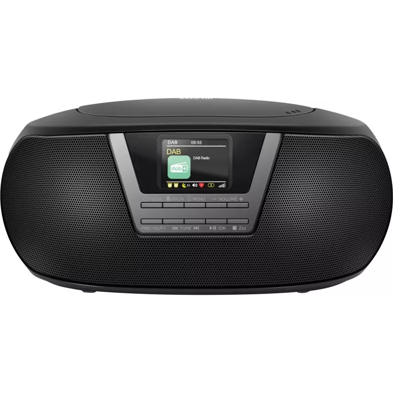 Musiksystem SENCOR SPT6200DB mit CD/MP3, USB, Bluetooth 5.3 und DAB+ Tuner, 3W RMS, 1,77 Zoll TFT-Display