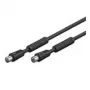 Wentronic 50730 Koaxialkabel Schwarz