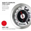 Analoges Fleischthermometer Salter 512 SSCR Edelstahl – analoge Sonde für Backofen und Grill