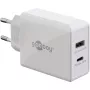 Goobay Dual USB-C™ PD (Power Delivery) Fast Charger (30 W) (61674)