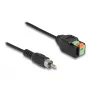 DeLOCK Kabel RCA-Stecker auf Klemmleistenadapter mit Drucktaste 15 cm