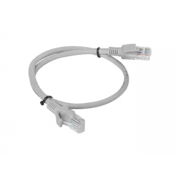 Netzwerkkabel Lanberg PCU6-10CC-0050-S RJ-45 Cat6 0,5 m Grau