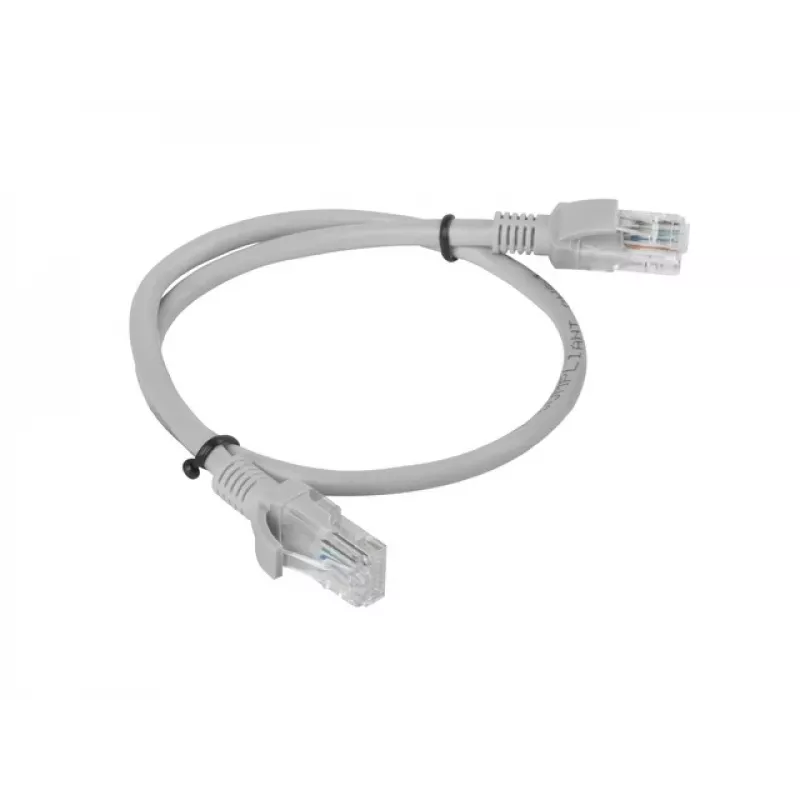 Netzwerkkabel Lanberg PCU6-10CC-0050-S RJ-45 Cat6 0,5 m Grau