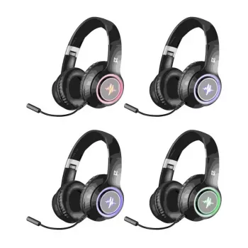 HEADPHONES DEFENDER BLUETOOTH FREEMOTION B571 SCHWARZ LED