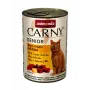 Nassfutter für Katzen animonda Carny Rind + Huhn mit Käse 400 g — Senior, 80 % Feuchtigkeit, 10 % Protein
