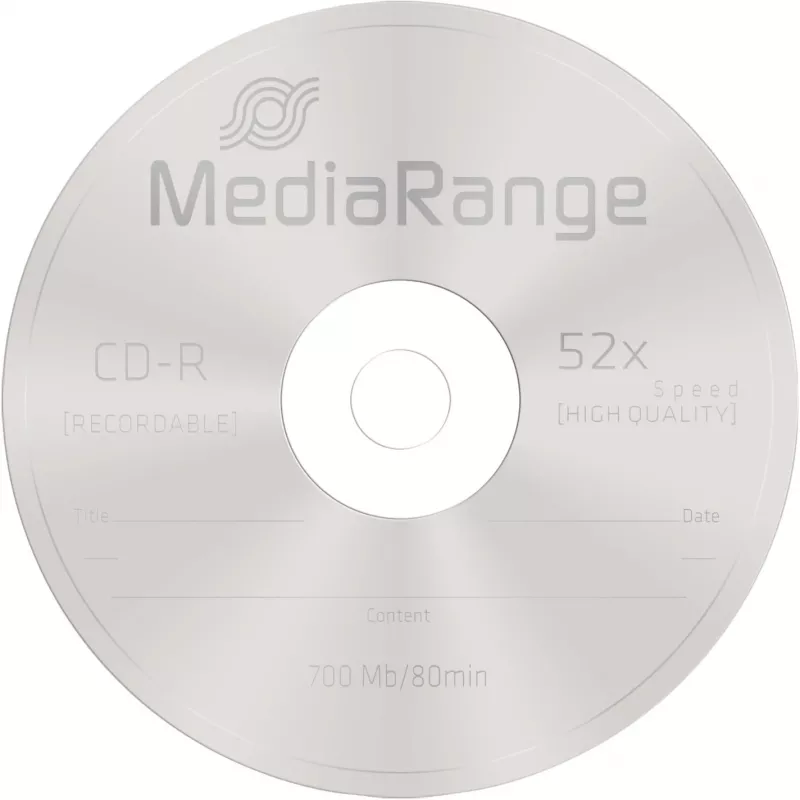 CD-R MediaRange MR214 700 MB 52x 10 Stück