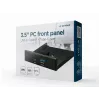 Gehäuse-Frontzubehör 3.5 PANEL/USB 2P FDI3-U3C-01 Gembrid