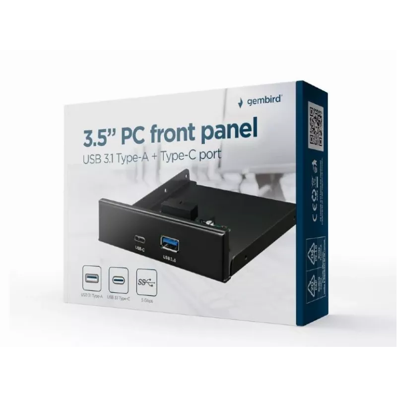 Gehäuse-Frontzubehör 3.5 PANEL/USB 2P FDI3-U3C-01 Gembrid