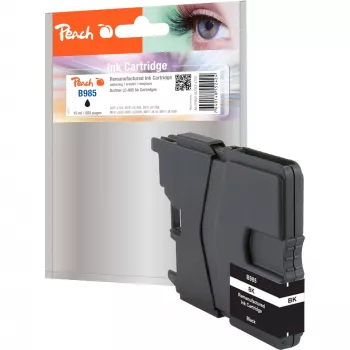 Peach PI500-45 Tintenpatrone 1 Stk. Hohe (XL) Reichweite Schwarz