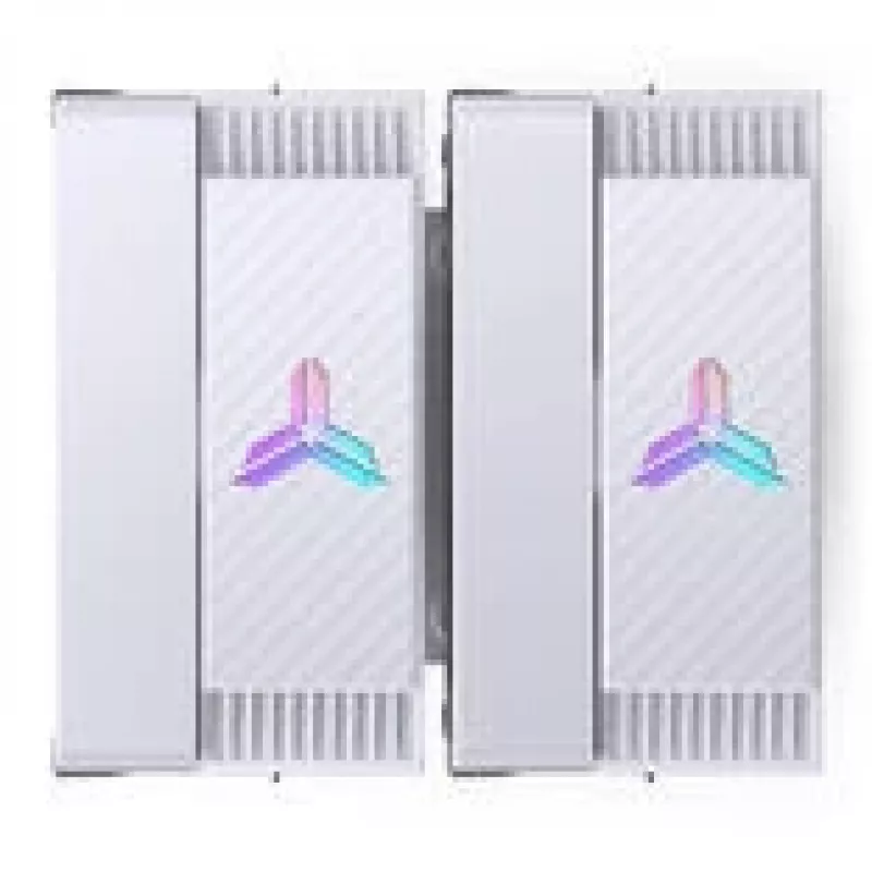 CPU-Kühler Jonsbo CR-3000E Dual-Tower ARGB White, Dual-Tower-Luftkühler mit ARGB-Beleuchtung