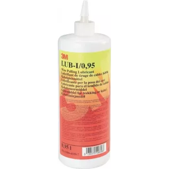 3M Lub-P Kabelgleitmittel - Hochtemperatur-Schmiermittel - 950 ml - Flasche - Rot - Gelb - 45 °C - Ideal für den Einsatz in Industrie- und Energieversorgungsanwendungen (FE-5100-