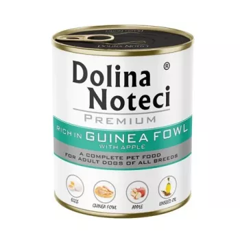 DOLINA NOTECI Premium reich an Wachtel mit Apfel – Nassfutter für Hunde – 800g