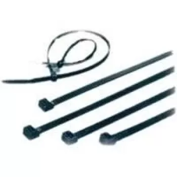 Kabelbinder, witterungsbeständiges Nylon, schwarz - Länge 100 mm Breite 2,5 mm